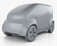 Honda NeuV 2018 3d model clay render