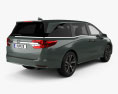 Honda Odyssey Elite 2021 3d model back view