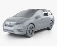 Honda Odyssey Elite 2021 3d model clay render