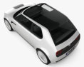 Honda Urban EV 2020 3d model top view