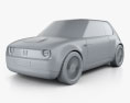 Honda Urban EV 2020 3d model clay render