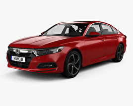 Honda Accord Sport US-spec 세단 2021 3D 모델 