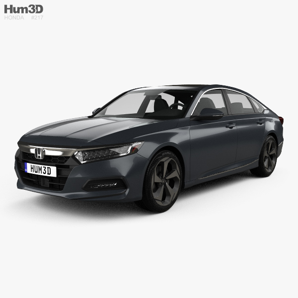 Honda Accord Touring US-spec セダン 2018 3Dモデル
