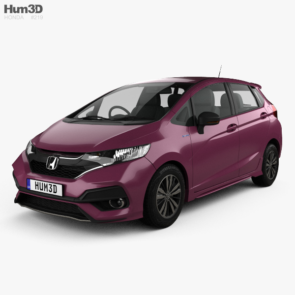 Honda Fit hybride S JP-spec 2018 Modèle 3D