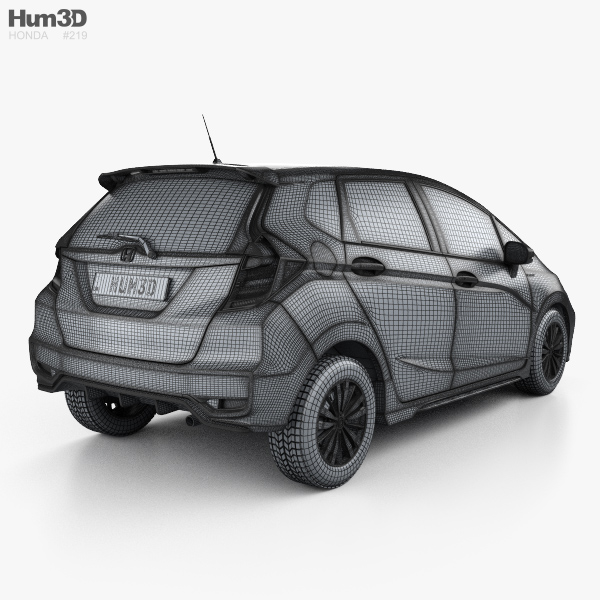 Honda Fit Hybrid S Jp Spec 17 3d Model Vehicles On Hum3d