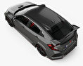 Honda Civic Type-R Prototype hatchback with HQ interior 2019 3d model top view