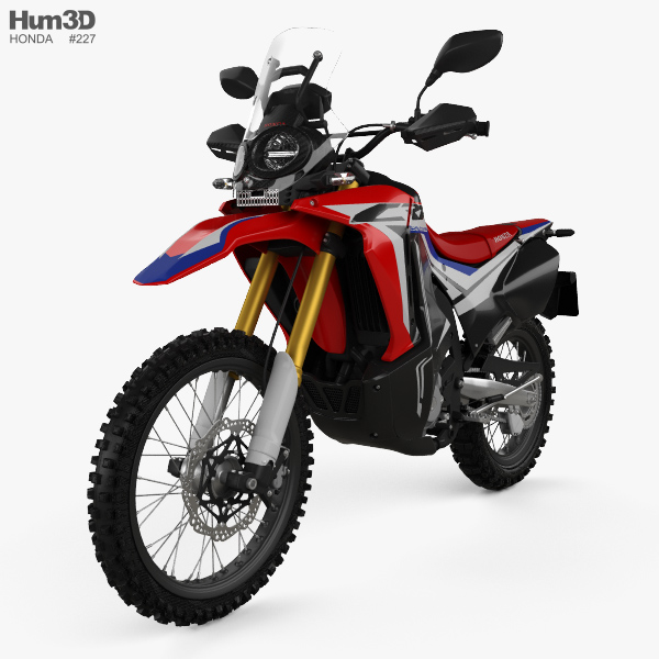 Honda CRF250L Rally 2017 3D model