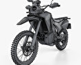Honda CRF250L Rally with HQ dashboard 2017 3d model wire render
