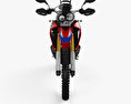 Honda CRF250L Rally with HQ dashboard 2017 3d model front view
