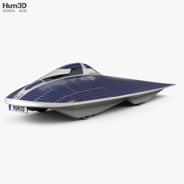 Honda Dream Solar Car 1998 3D model