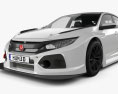Honda Civic TCR Fließheck 2018 3D-Modell
