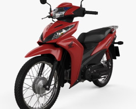Honda Wave 110S 2017 3D-Modell
