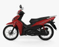 Honda Wave 110S 2017 3d model side view
