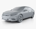 Honda Insight Touring 2022 3d model clay render