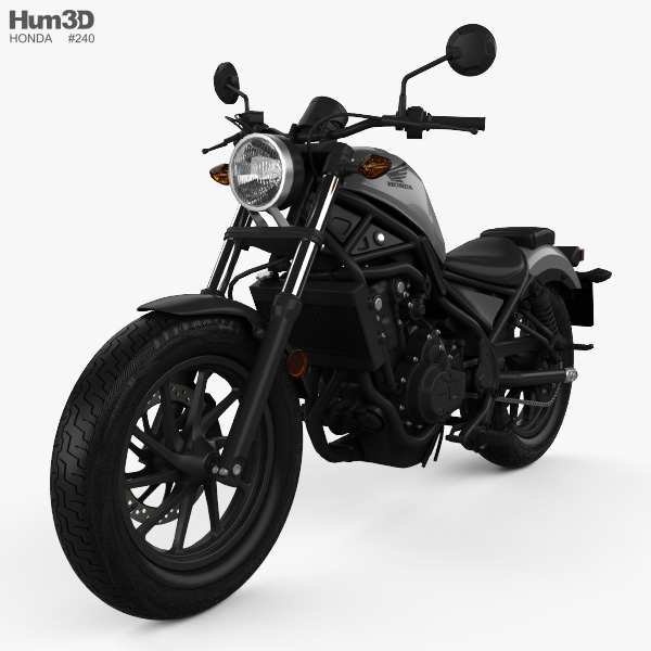 Honda Rebel 500 2018 3D model