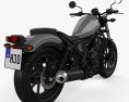 Honda Rebel 500 2018 Modello 3D vista posteriore