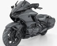 Honda GL 1800 Gold Wing 2018 3d model wire render