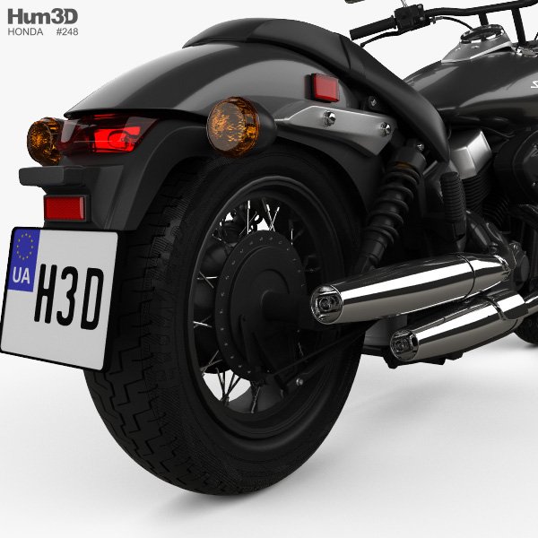 Honda Shadow Phantom 18 3d Modell Fahrzeuge On Hum3d