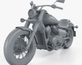 Honda Shadow Phantom 2018 Modello 3D clay render