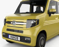 Honda N-Van Style Fun with HQ interior 2021 3d model