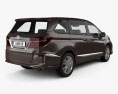 Honda Elysion 2019 Modèle 3d vue arrière