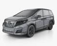 Honda Elysion 2019 3D模型 wire render