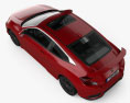 Honda Civic Si 쿠페 인테리어 가 있는 2019 3D 모델  top view
