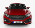 Honda Civic Si coupe with HQ interior 2019 3d model front view
