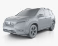Honda Passport Elite 2021 3D模型 clay render
