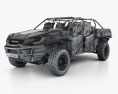 Honda Rugged Open Air Vehicle 2020 3D模型 wire render