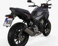 Honda CB500X 2018 3D模型 后视图