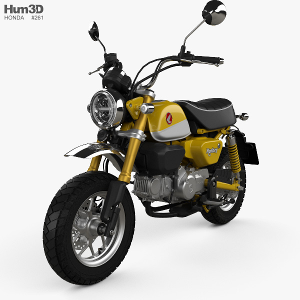 Honda Monkey 125 2019 3D model