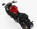 Honda CB650R 2019 3D模型 顶视图