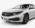 Honda Civic LX 轿车 2019 3D模型