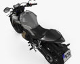 Honda CB500F 2019 3D模型 顶视图