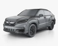 Honda Avancier 2022 3d model wire render