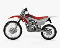 Honda CRF125F with HQ dashboard 2013 3d model side view