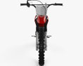 Honda CRF125F with HQ dashboard 2013 3d model front view