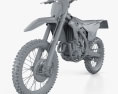 Honda CRF450R 2021 3d model clay render