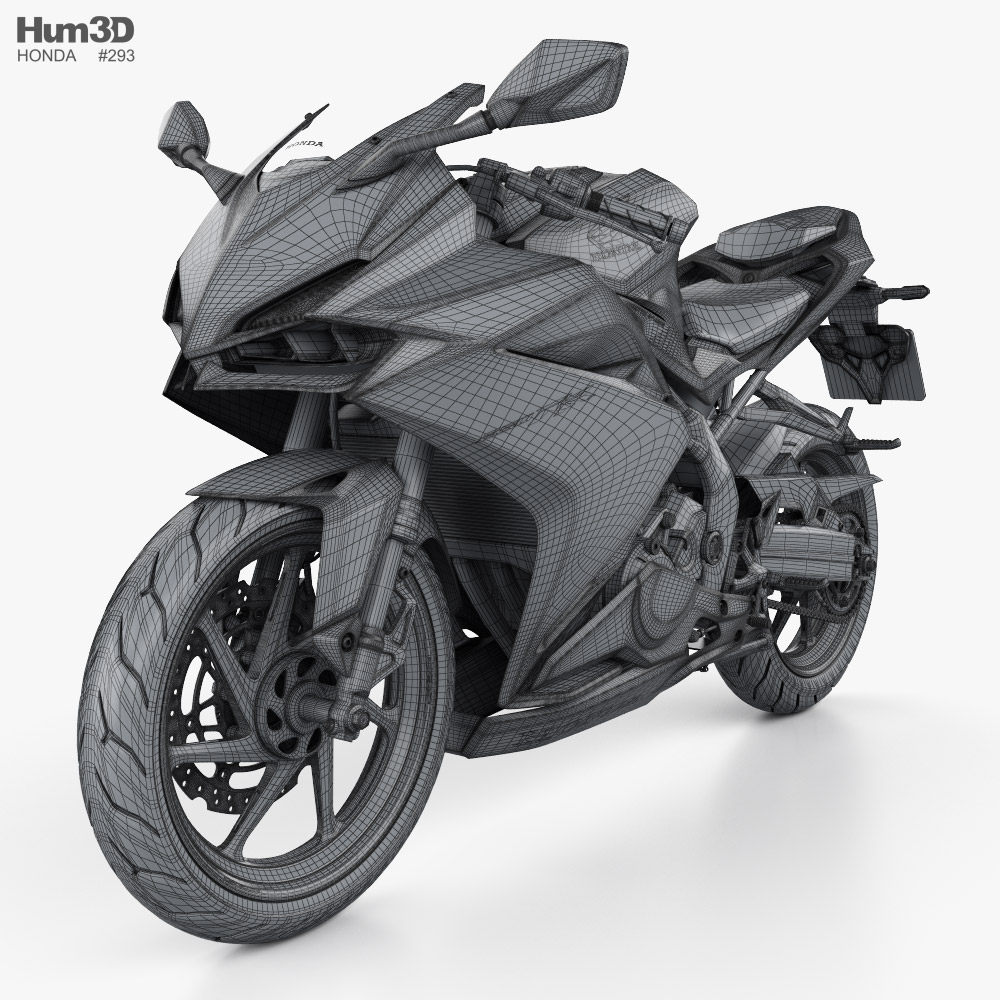 Honda Cbr250rr 3d模型 车辆on Hum3d