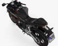 Honda CBR250RR 2020 3D-Modell Draufsicht