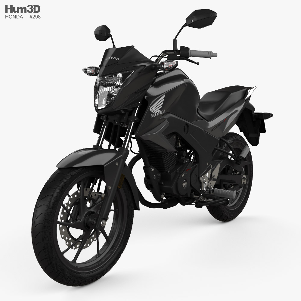 Honda CB160F 2020 3D模型