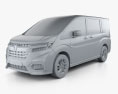 Honda StepWGN Spada eHEV 2022 3d model clay render
