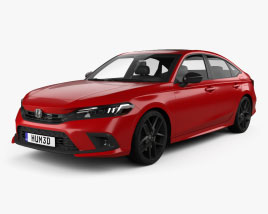Honda Civic Sport US-spec sedan 2022 Modelo 3d