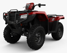Honda TRX520FE 2022 3D модель