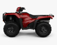 Honda TRX520FE 2022 3D模型 侧视图