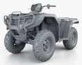 Honda TRX520FE 2022 3D-Modell clay render
