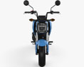 Honda Grom with HQ dashboard 2021 3d model front view
