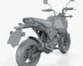 Honda Grom with HQ dashboard 2021 3d model