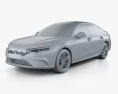 Honda Integra CN-spec 2022 3D-Modell clay render